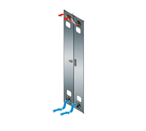 Middle Atlantic Products KO-CRD-FAN Split Rear Doors Fan Kit with 2 Fans and 2 Guards KO-CRD-FAN