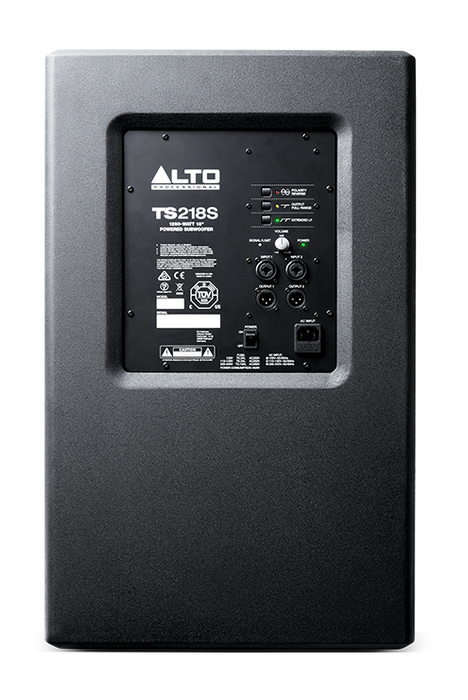 Alto Professional TS218S 18" Active Subwoofer, 1250-Watt
