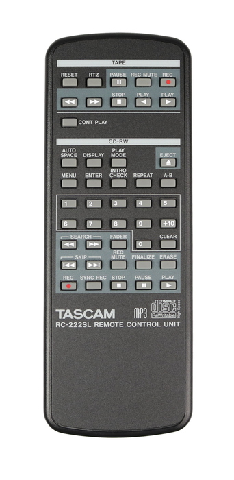 Teac E01345600A Remote Control For CC222SL-MKII