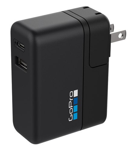 GoPro Inc Supercharger 27.5W International Dual-Port Charger for GoPro Cameras and USB Devices AWALC-002