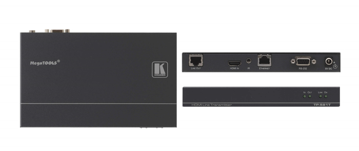 Kramer TP-581T HDMI, Bidirectional RS-232, Ethernet And IR Over HDBaseT Twist Pair Transmitter