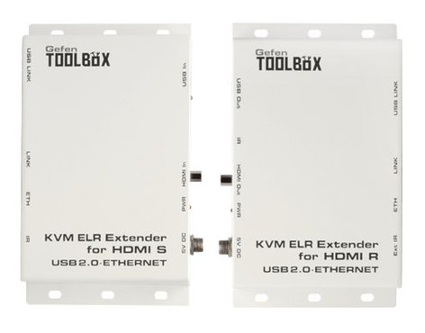 Gefen Inc HDKVM ELR Extra Long Range KVM Externder for HDMI, USB, Ethernet and IR GTB-HDKVM-ELR