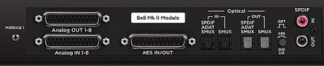 Apogee 8X8S2 MKII Module 8 Analog I/O and 8 AES/Optcl I/O 8X8S2