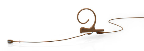 DPA Microphones FIDC10-M Single Ear Headset For Shure Wireless Systems, Brown FIDC10-M