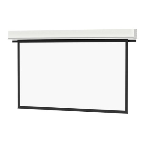 Da-Lite 34577 69" X 110" Advantage Deluxe Electrol High Contrast Matte White Projection Screen