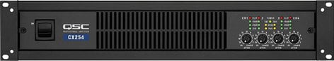 QSC CX254 4-Channel Powered Amplifier, 170W @ 8 ohms, CX-254 CX254