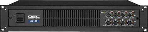 QSC CX168 8-Channel Powered Amplifier, 90W @ 8 ohms per channel, CX-168 CX168