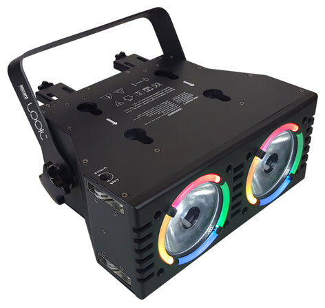Blizzard Lighting LOOK 2x 60W RGBW Interlocking Dual LED Beam Fixture + Aura Effects LOOK