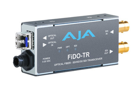 AJA Video Systems Inc FiDO-TR LC Optical Fiber to SD/HD/3G-SDI Transceiver with Power Supply FIDO-TR