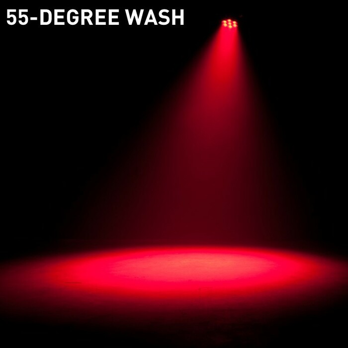 ADJ Vizi Hex Wash7 7x15W RGBWA+UV LED Moving Head Wash With Zoom