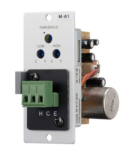 TOA M61ST M-61 Series Mic-Preamp with Compressor screw for 900 Series M61ST