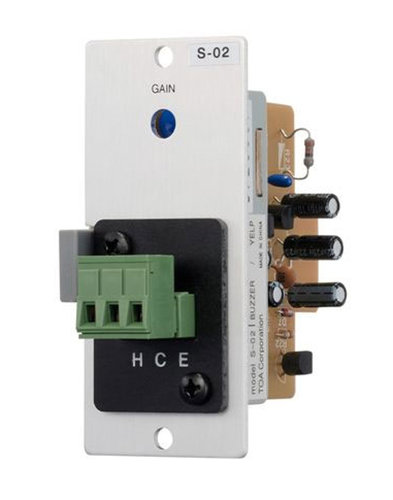 TOA S-02S T Buzzer / Yelp Tone Test Signal Generator Module For 900 Series Amplifiers, Removable Terminal Block