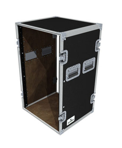 Grundorf Corp T8-R1818B Tour 8 Series Rack,18 Space, Black T8-R1818B