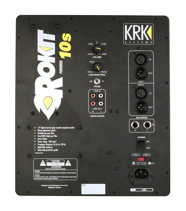 KRK AMPK00020 120v Amp Assembly For RP10S