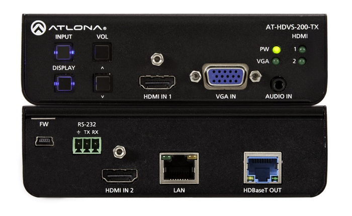 Atlona Technologies AT-HDVS-200-TX 3x1 HDBaseT Switcher For HDMI And VGA Inputs