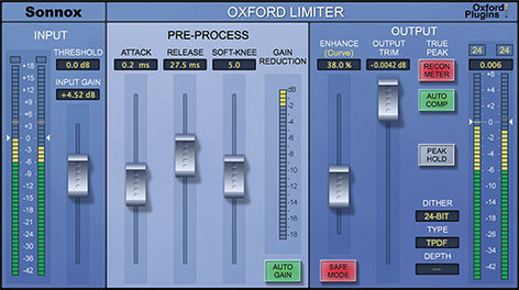 Sonnox OXFORD-LIMIT-V2-NAT Oxford Limiter V2 Native [DOWNLOAD] True Peak Limited Plugin For Mac And Win