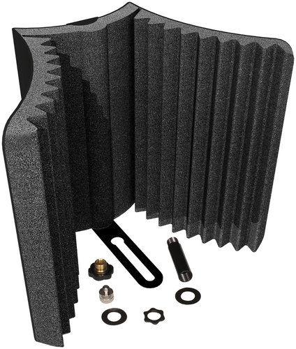 Auralex MudGuard v2 4-Pack (4) Microphone Shields with Hardware Mounting Kit MUDGUARD-V2-4PK