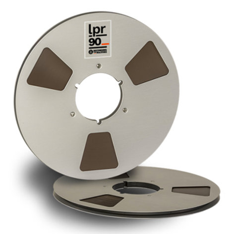 RMGI-North America LPR90 1/4” x 3600 ft Semi-Professional Analog Audio Tape in a 10.5" Trident Plastic Reel LPR90-38512