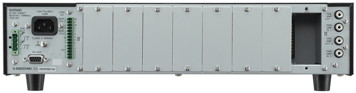 TOA A-9120SM2 CU 8-Channel Rackmountable Modular Digital Matrix Mixer And Single Amplifier, 120W