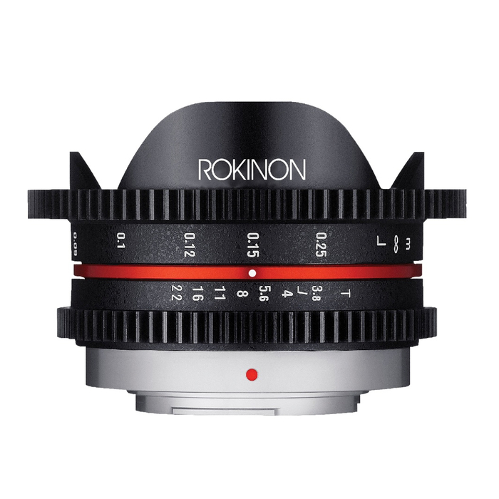 Rokinon CV75MFT 7.5mm T3.8 Fisheye Lens For Micro 4/3 Mount