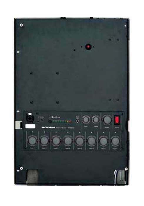 Bogen Communications WV150 Mixer/Amp, Wall-Mount, 8 Module Bays, 150 Watts WV150