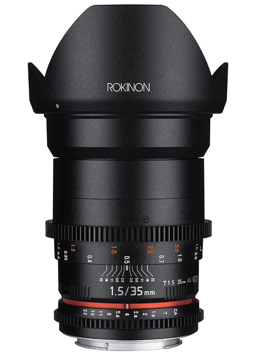 Rokinon 35mm T1.5 Full Frame Wide Angle Cine DS Lens DS35M