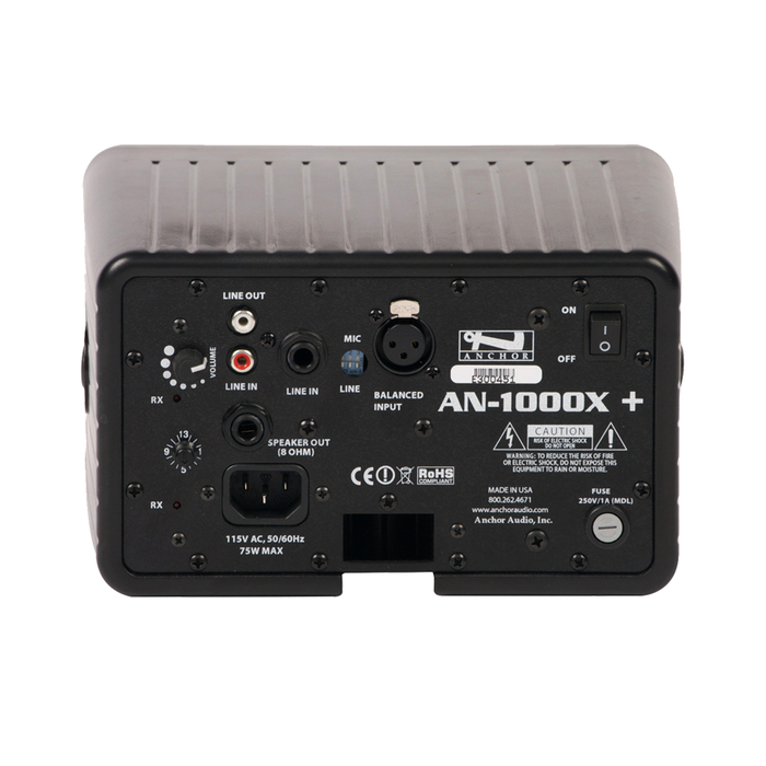Anchor AN1000X+ 4.5" 50W Powered Speaker, Black