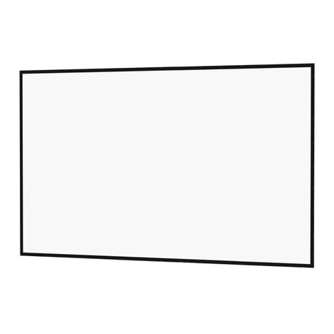 Da-Lite 38327 Fast-Fold Deluxe Replacement Surface, 16:10 with Da-Tex Surface 38327