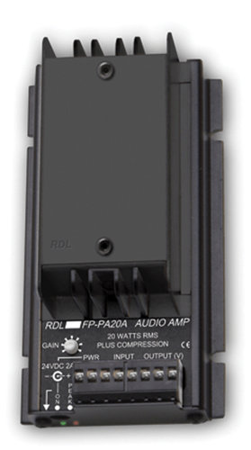 Radio Design Labs FP-PA20A 20W Power Amplifier with 70 & 100 V Outputs FP-PA20A