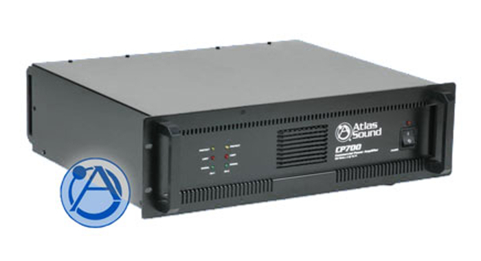 Atlas IED CP700 Dual Channel Power Amplifier, 350W/Channel At 70.7V, 240W/Channel At 4 Ohms Stereo