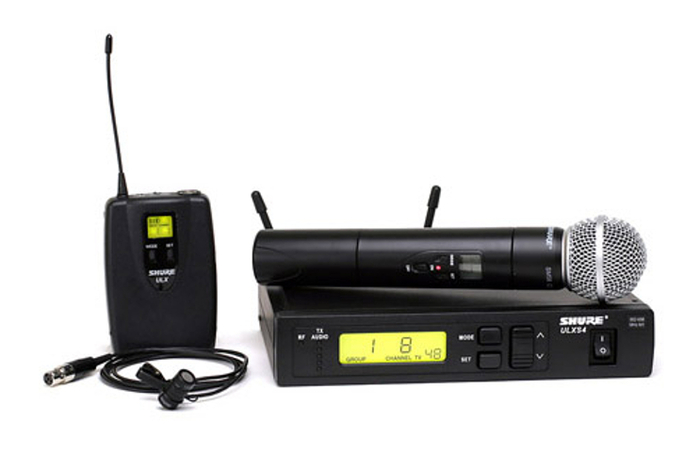 Shure ULXS124/85-G3 Combo System with SM58, WL185 Lav Mic ULXS124/85-G3
