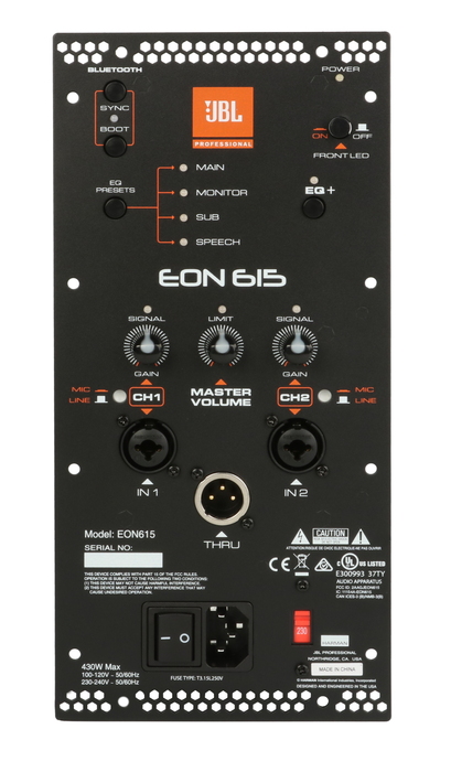 JBL 5043263 Amp Assembly for EON615 5043263