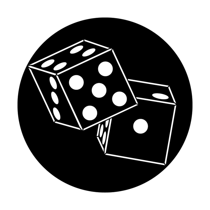 Apollo Design Technology ME-2519 Steel Gobo with "Dice" Image Pattern ME-2519