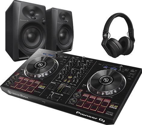 Pioneer PK-STP02 DJ Starter Pack with DDJ-RB, Monitors and Headphone PK-STP02