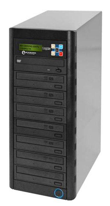 Microboards QD-DVD-H127 7-Bay DVD Duplicator With 250 GB Hard Drive