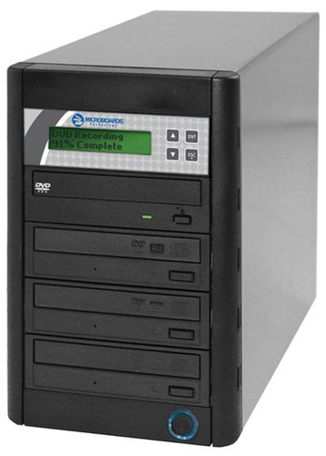 Microboards QD-DVD-H123 3-Bay DVD Duplicator With 250 GB Hard Drive