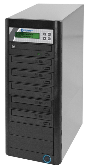 Microboards QD-DVD-H125 5-Bay DVD Duplicator With 250 GB Hard Drive