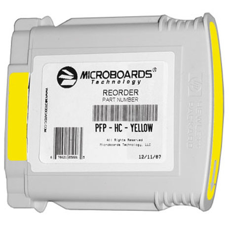 Microboards PFP-HC-YELLOW Yellow Ink Cartridge For MX-1, MX-2, PF-PRO Disc Printers