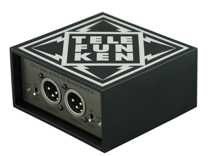 Telefunken TDA-2 Dual Unit, Active Stereo DI Box