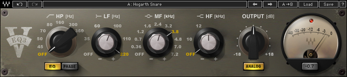 Waves V-EQ3 Vintage 1066 And 1073 3-Band Equalizer Plug-in (Download)