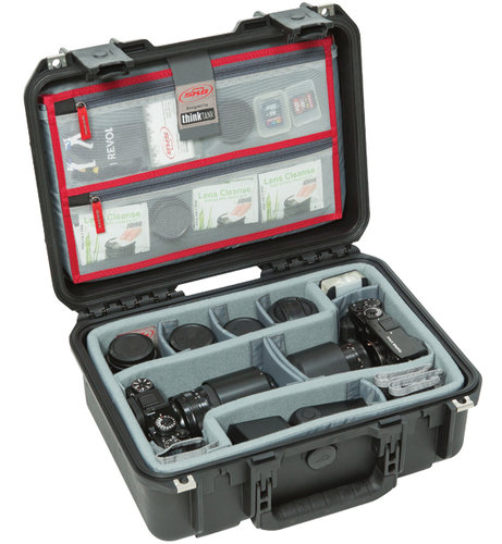 SKB Cases 3i-1510-6DL iSeries 1510-6 Case with Think Tank Designed Photo Dividers & Lid Organizer 3i-1510-6DL