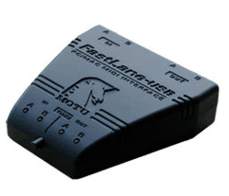MOTU FASTLANE-USB-BLACK 2 x 2 USB MIDI Interface (Black) FASTLANE-USB-BLACK