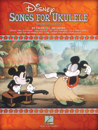 Hal Leonard Disney Songs for Ukulele Songbook, 48 Pages DISNEY-SONGS-FOR-UKE