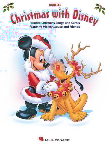Hal Leonard Christmas with Disney Ukulele Songbook, 40 Pages XMAS-WITH-DISNEY