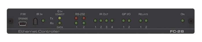 Kramer FC-28 10–port Serial, IR, GPI/O and Relay, PoE Control Gateway FC-28