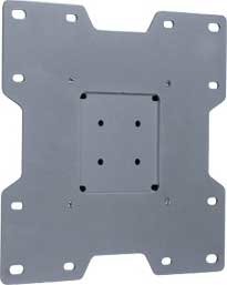 Peerless SF632P Flat Wall Mount for Small to Medium 10" - 37" LCD Screens, VESA 75/100/100x200/200x200, Black (silver shown) SF632P