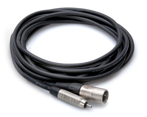 Hosa HRX-005 5 ft RCA to XLR3M Pro Unbalanced Interconnect Cable HRX-005