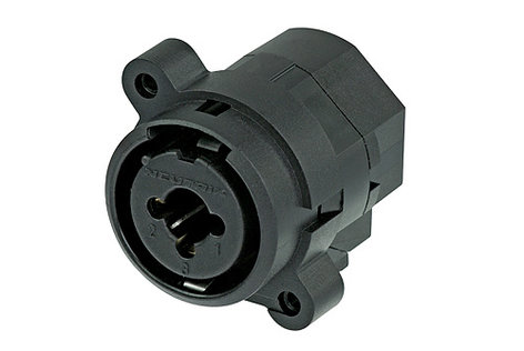 Neutrik NCJ5FI-S-0 Combo 1/4" Mono / 3-Pin XLR Female Receptacle without Switching Contact NCJ5FI-S-0