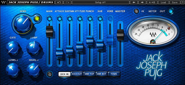 Waves JJP Drums Jack Joseph Puig Multi-Effect Plug-in For Drums (Download)