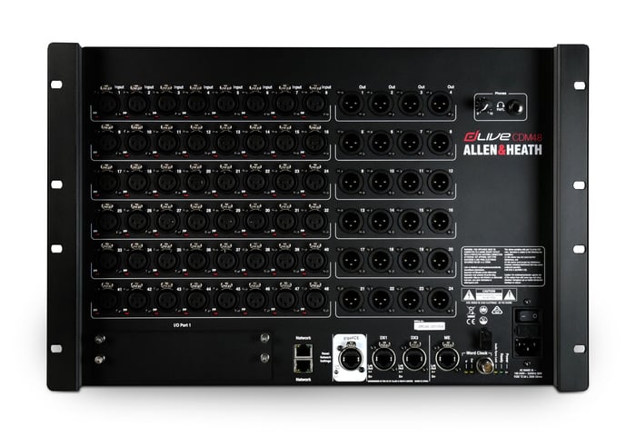 Allen & Heath DLIVE-CDM48 dLive C Class MixRack with 48 Microphone/Line Inputs and 24 Line Outputs DLIVE-CDM48